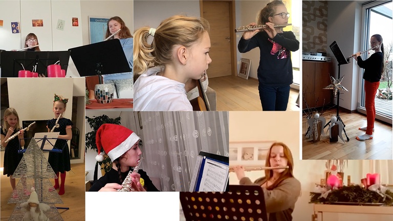 Digitaler Klassenabend: Querflöte