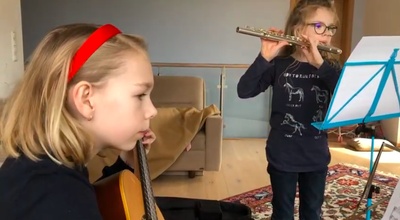 Ein Duett aus dem Fernunterricht