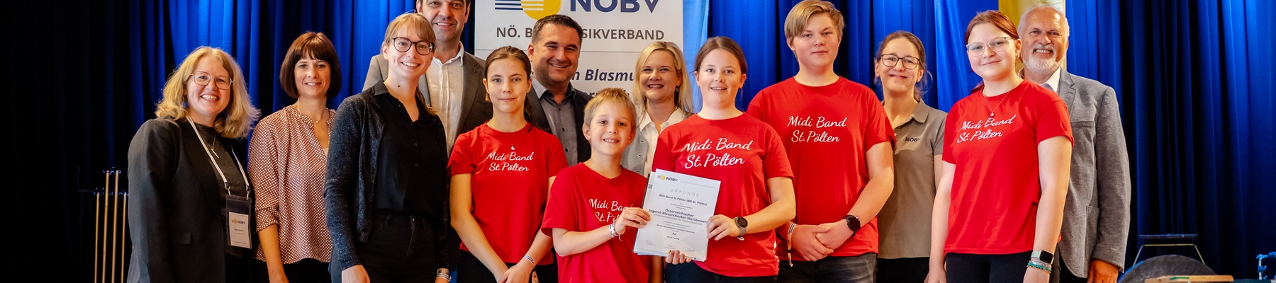 Midi Band St. Pölten erreicht 83 Punkte beim Jugendorchesterwettbewerb des NÖBV!