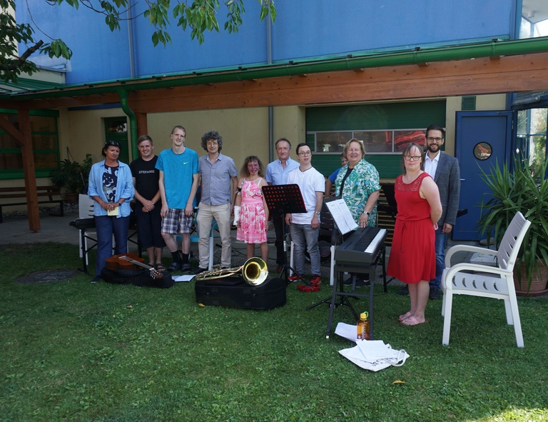 Bandpräsentation der Tagesstätte St. Pölten