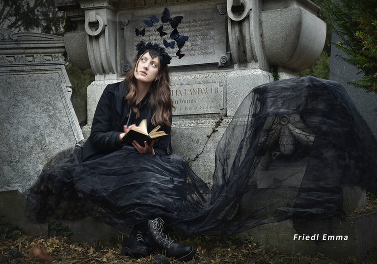 Jugendliche der Fotoakademie fotografierten im Wiener Zentralfriedhof