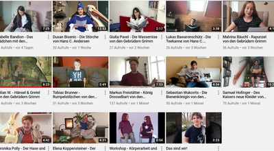 Die Kinder der Schauspielakademie St. Pölten lesen ihre Lieblingsmärchen