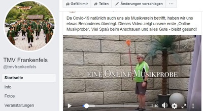 Die nächste Blasmusikprobe lässt noch auf sich warten ...